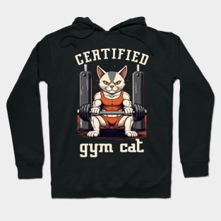 Certified Gym Cat Hoodie